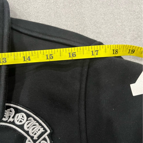 [L]Aape Black Graphic Men's Bomber Moto Jacket - Picture 9 of 11